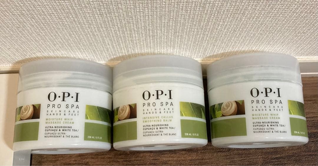新品　OPI フット用 モイスチャーバーム カルススムージングバーム 3個セット