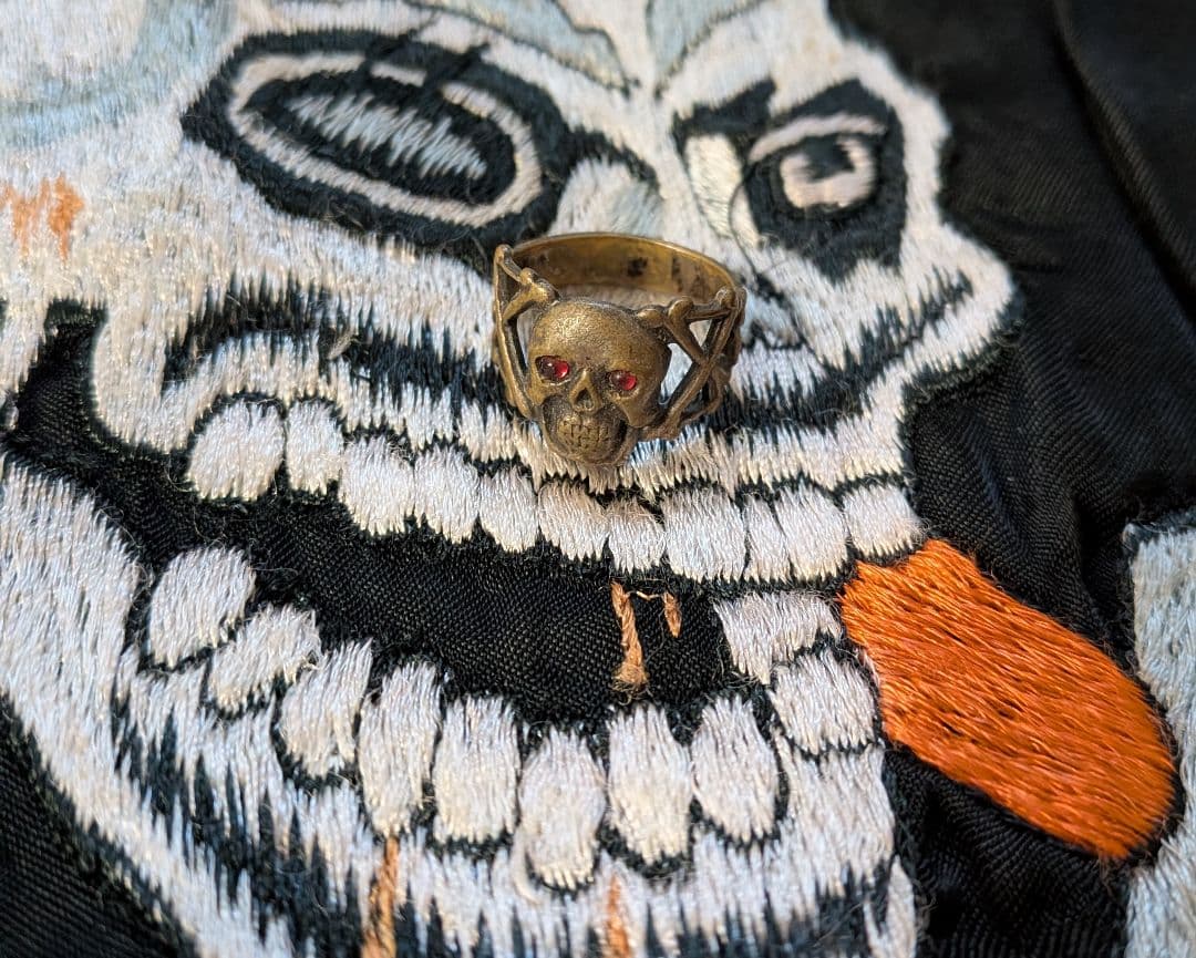 ビンテージスカルリング