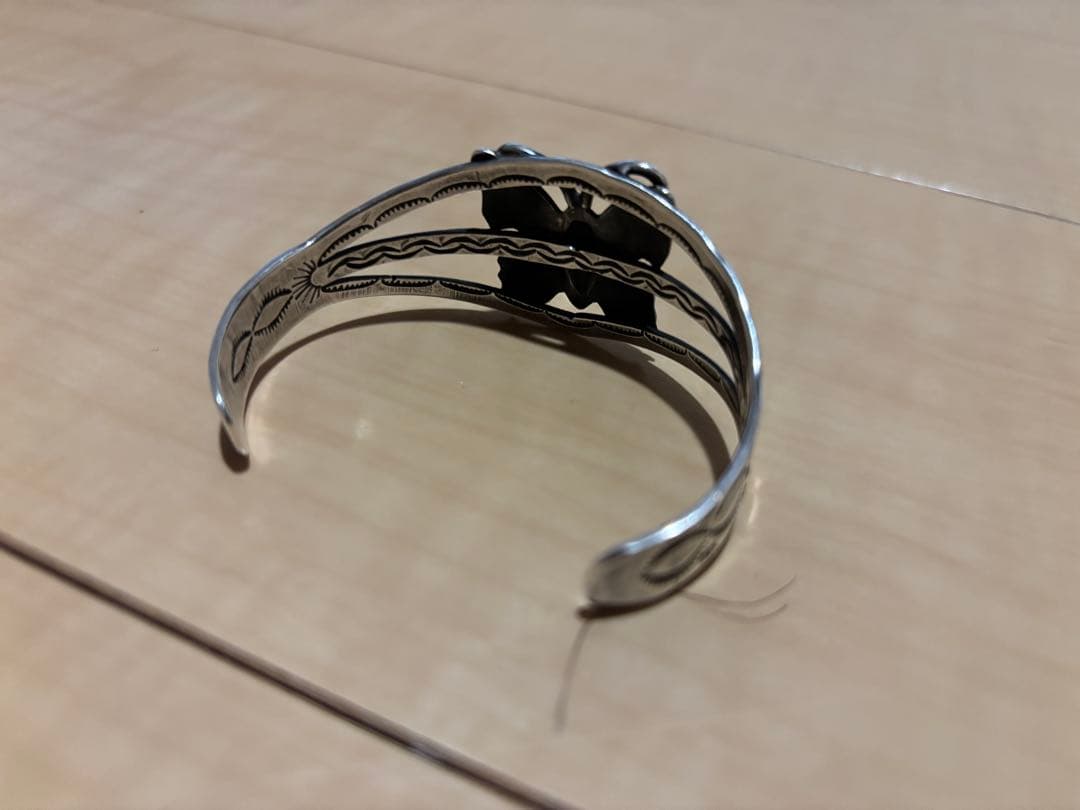 シルバーバングル　インディアンジュエリー