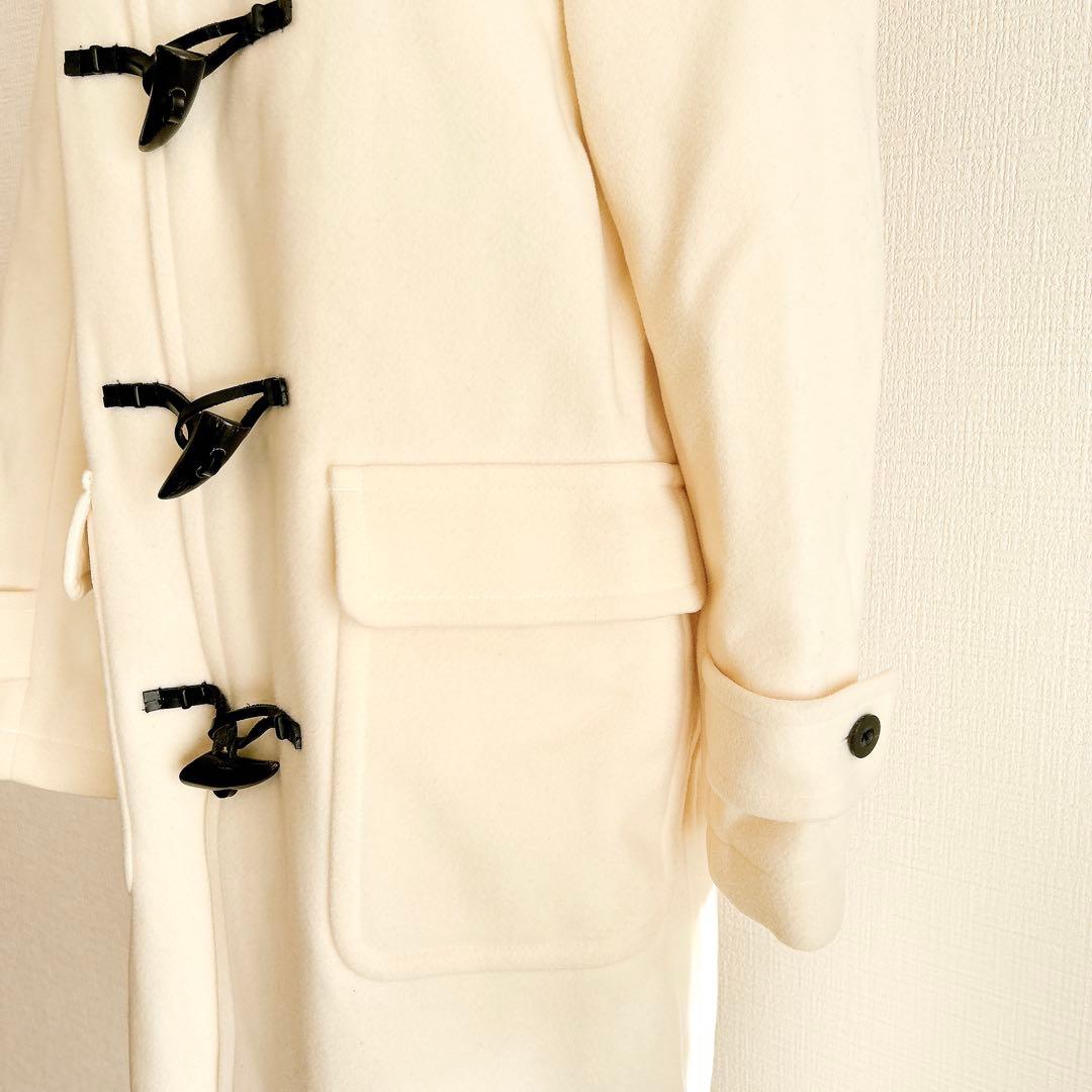 MACPHEE オフホワイト色 ダッフルコート