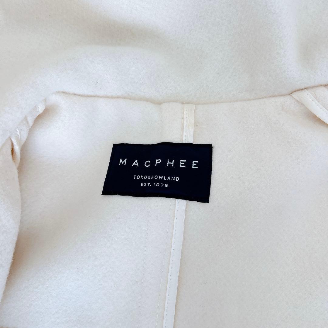 MACPHEE オフホワイト色 ダッフルコート