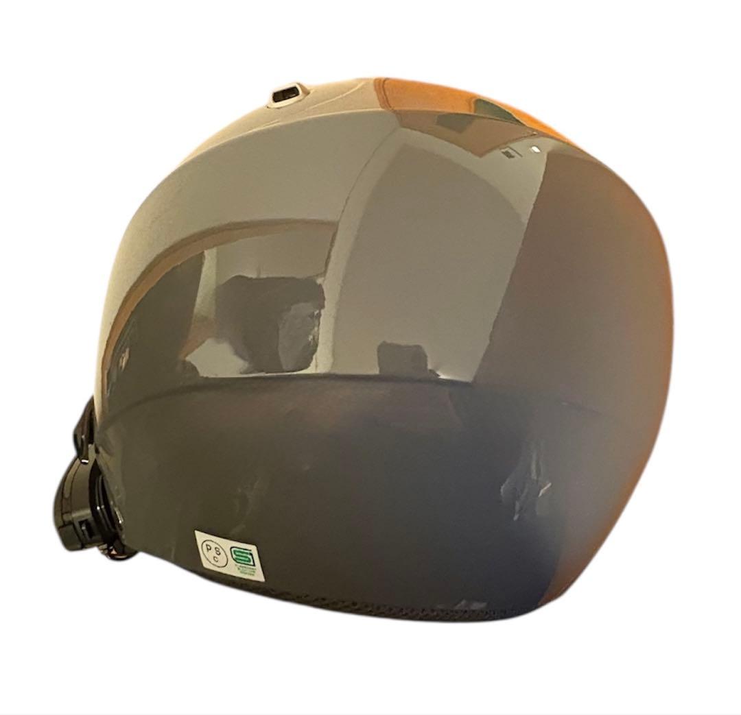 ZACK ジェットヘルメット グレー SENA インカム付き