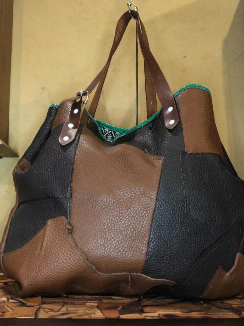 A57.パッチワークバック　バテッィク布