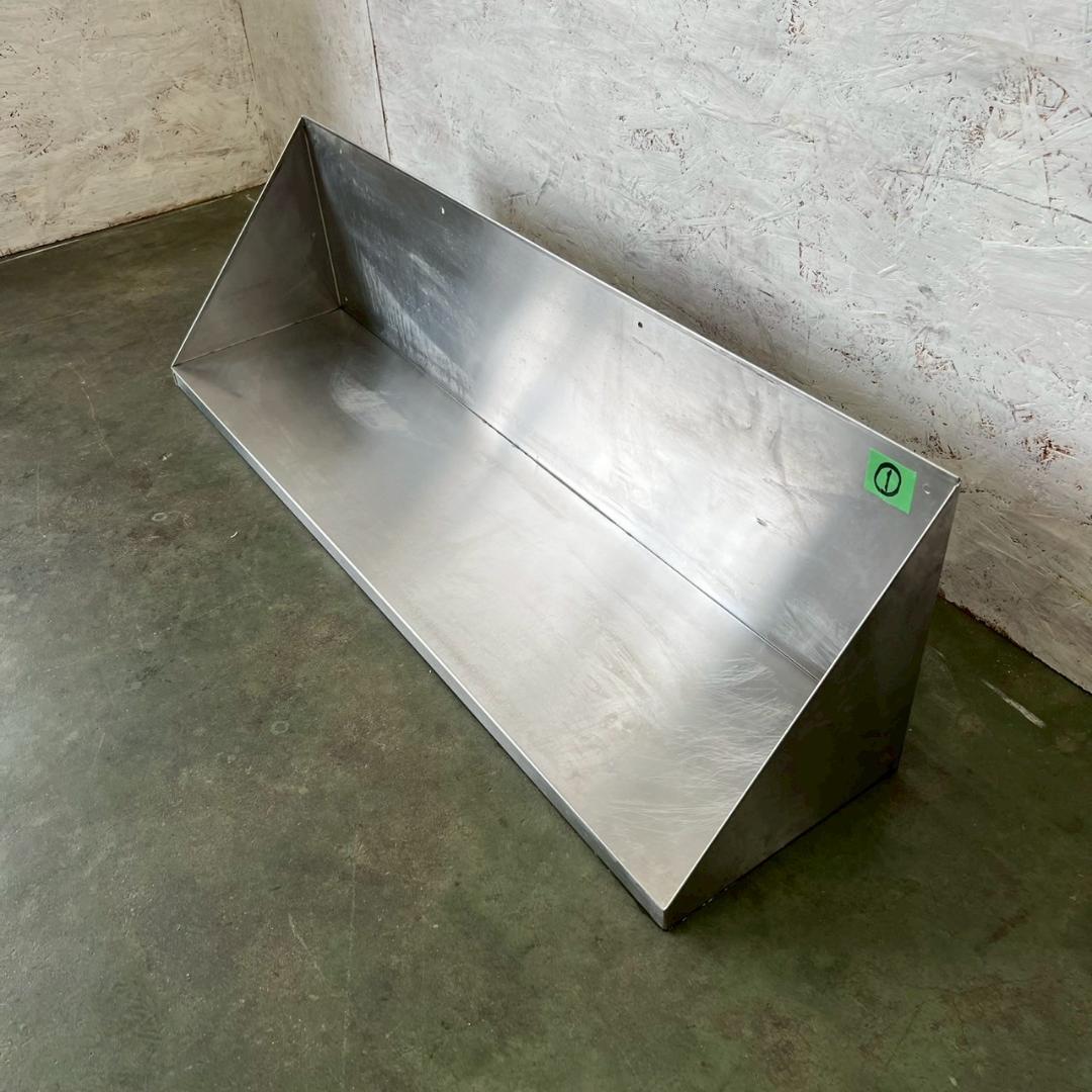 ステンレス製 平棚 厨房食器棚 W1200×D300×H350 ① Y1413