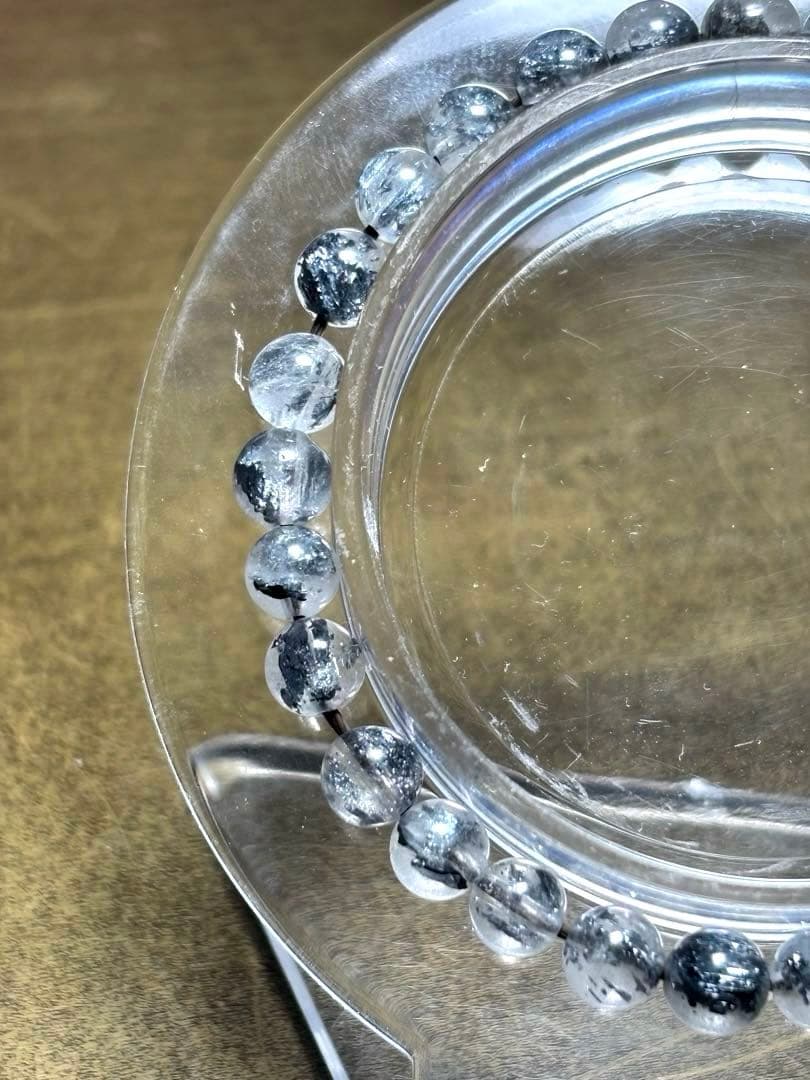 スティブナイトインクォーツ　ブレスレット5.5〜5.9㎜（新品未使用）　希少！！