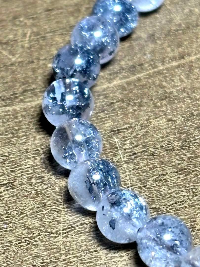 スティブナイトインクォーツ　ブレスレット5.5〜5.9㎜（新品未使用）　希少！！