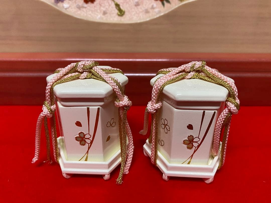 雛人形　親王飾り収納セット・頭　梛葉　作・間口約５５×奥行約３３×高さ約５３㎝