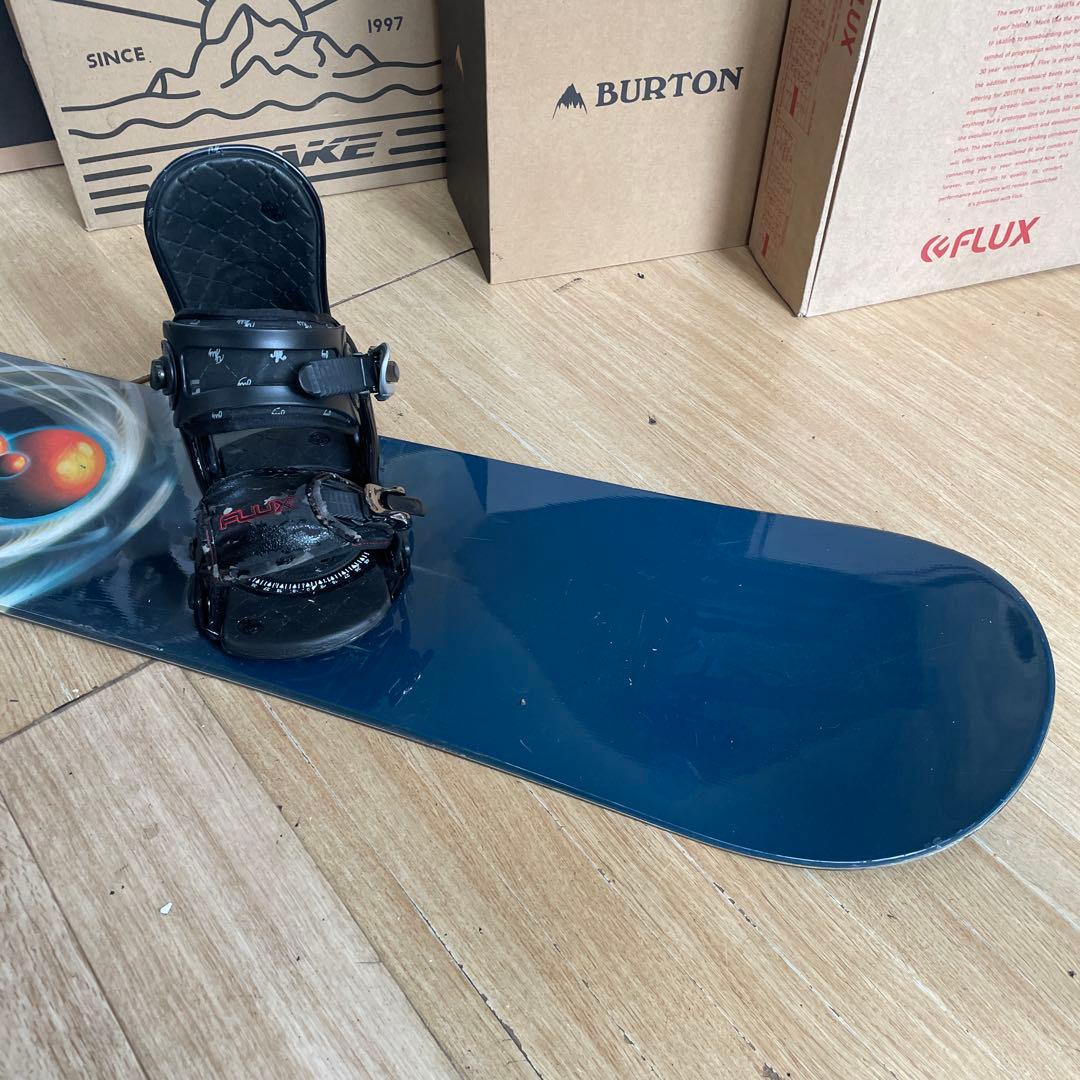 BURTON×FLUX　バートン　フラックス　バインディング付スノーボードセット