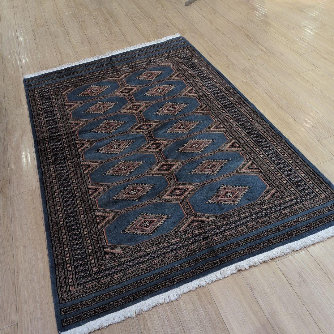 136x214cmパキスタン手織りじゅうたん(899)ギャッベ・ペルシャ