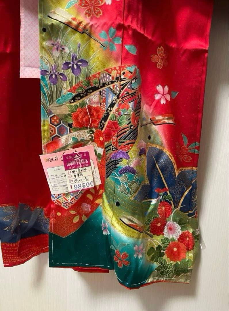 千歳飾り　七歳用 七五三　着物単品