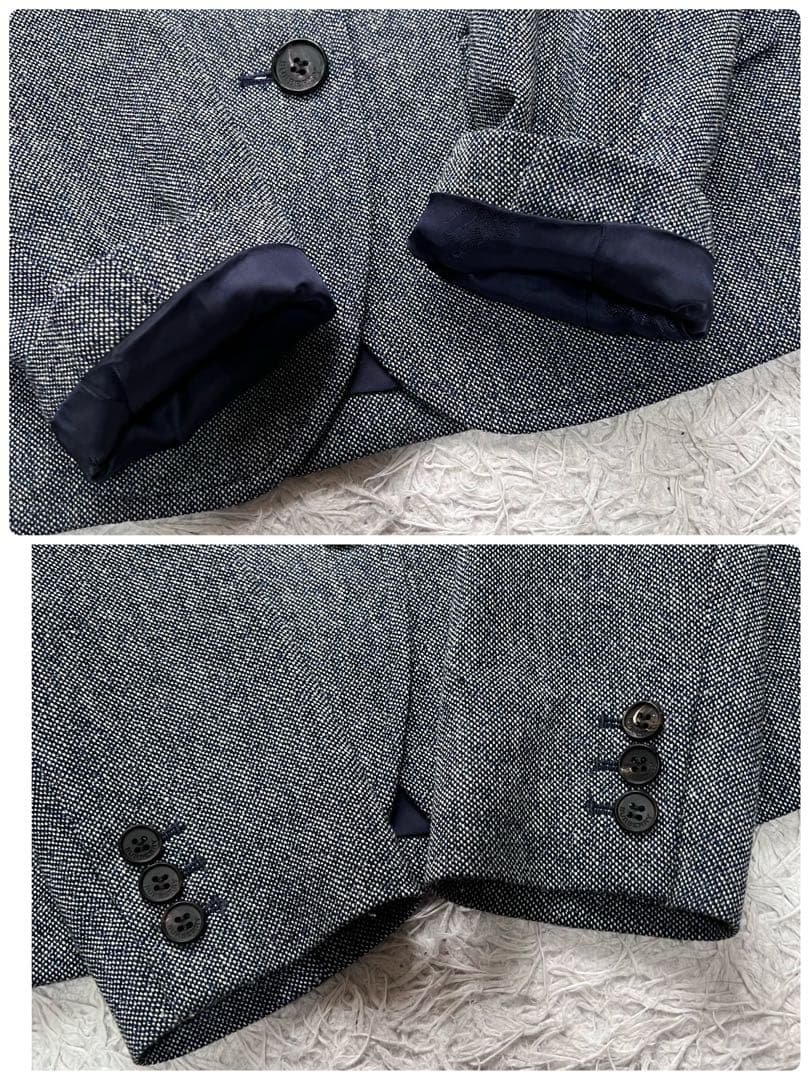 極美品 バーバリーロンドン ツイード セットアップスーツ パンツ シャドーホース