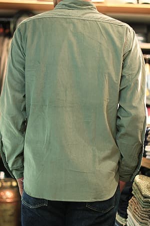 Post Overalls LIGHT3／細畝コーデュロイ・シャツ o’alls