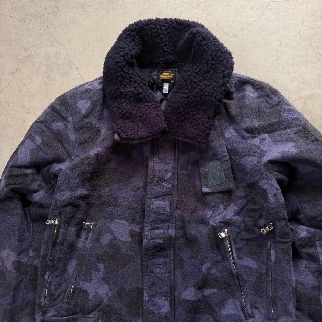 A BATHING APE ブルゾン 短丈 カモフラ柄