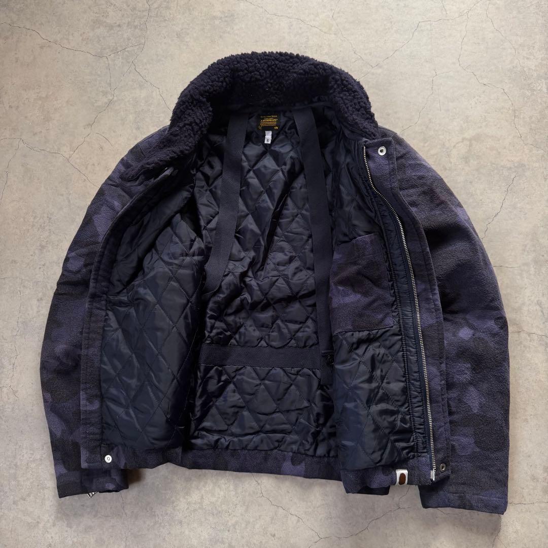 A BATHING APE ブルゾン 短丈 カモフラ柄