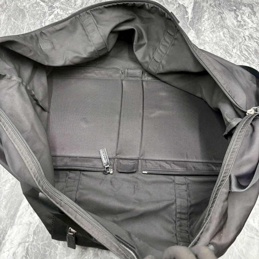 ✨美品✨GUCCI 2way ボストンバッグ ショルダー ロゴ レザー 黒