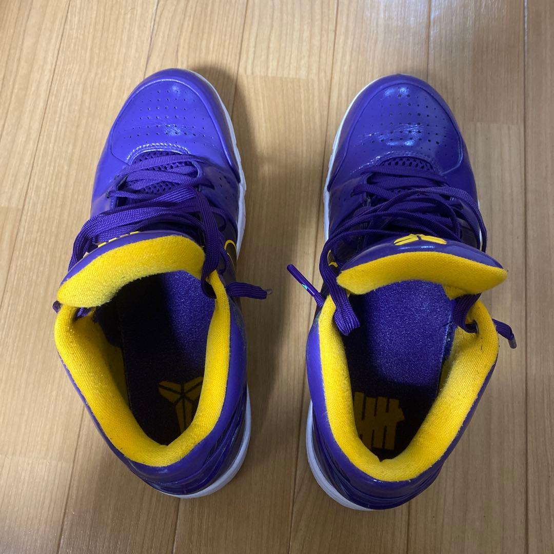 Nike kobe4 protro undefeated パープル