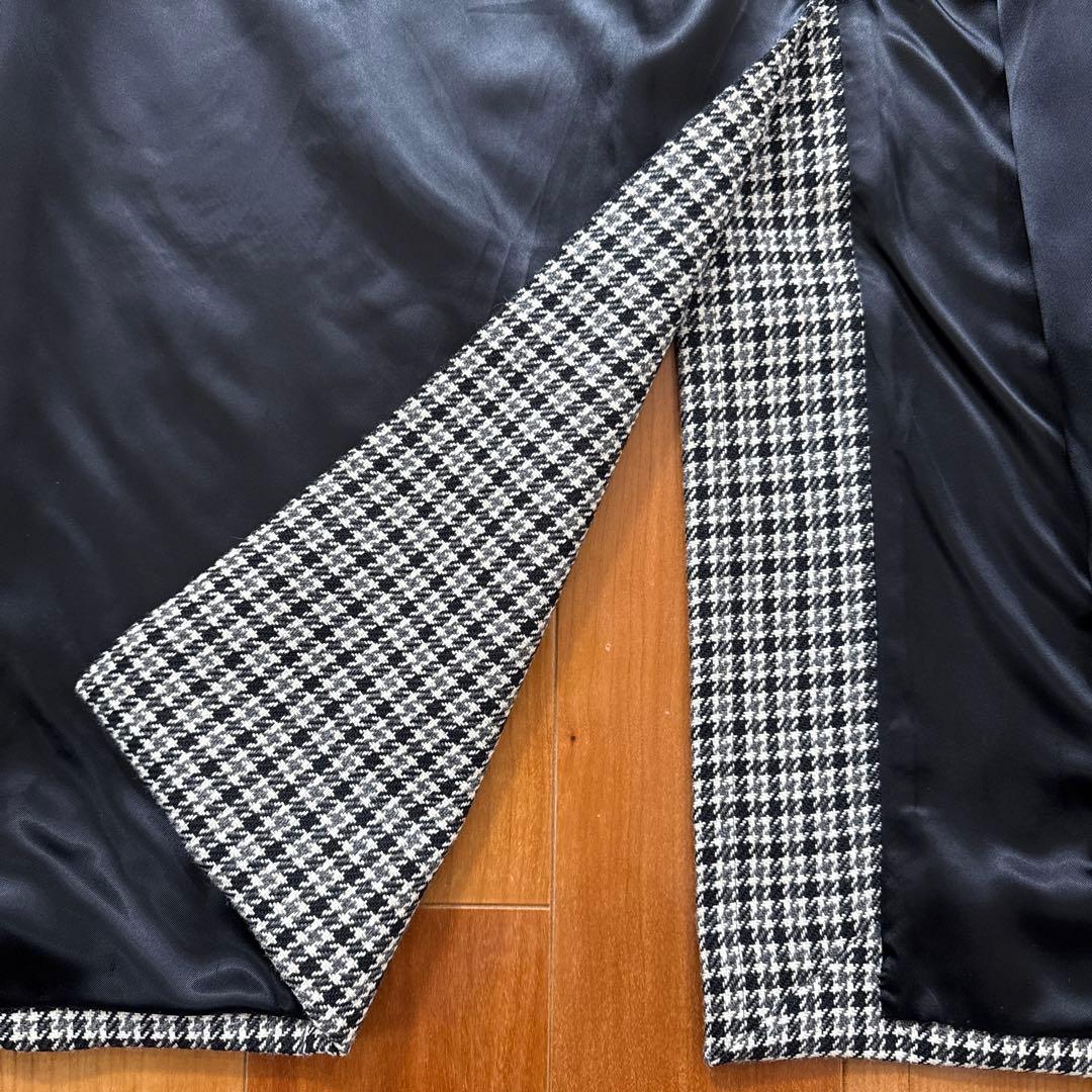 かいと様用　美品　dunhill ダンヒル チェックステンカラーコート