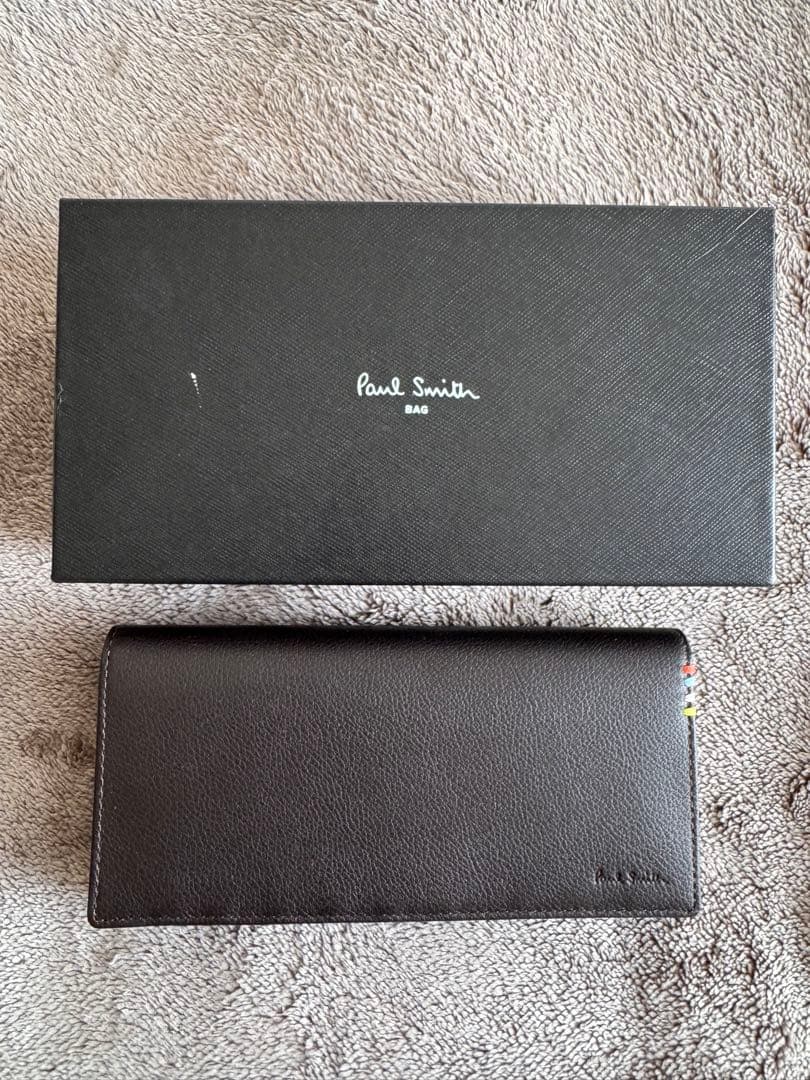 ほぼ新品 Paul Smith bag ポールスミス レザー 財布 長財布