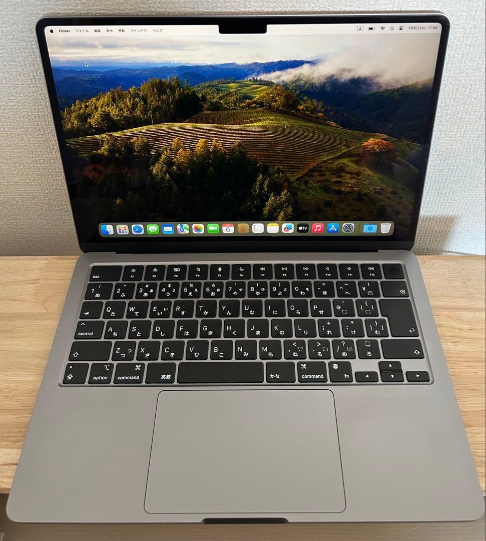 Apple MacBook Air 13インチ スペースグレー(2024年)