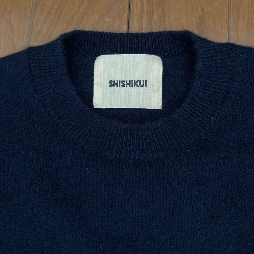 shishikui ★カシミヤニット★ ネイビー
