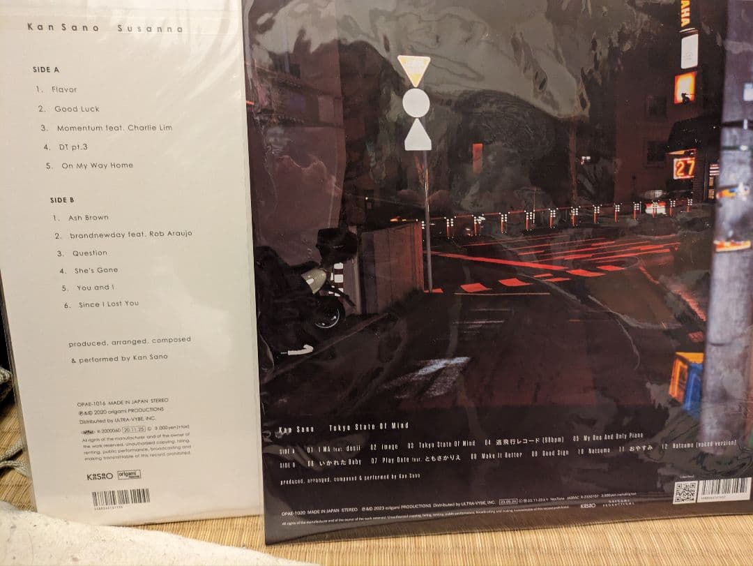 値下げ新品未開封・Kan Sanoアルバム二枚セット