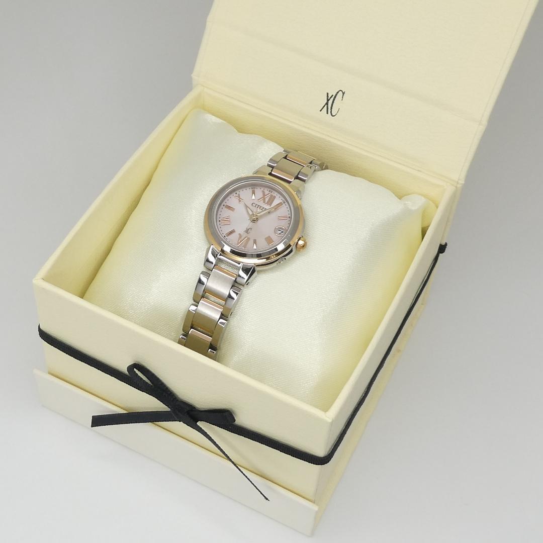 ✴美品稼働品 シチズン xC 電波ソーラー ミニソル エコドライブ 16.5㎝