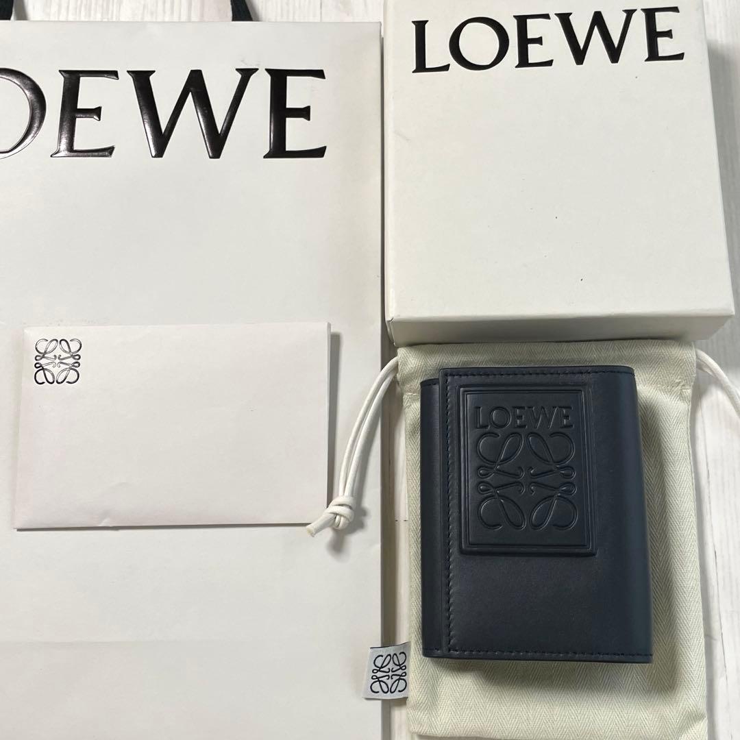 othello20jp☆LOEWEトライフォールドウォレットダークネイビー