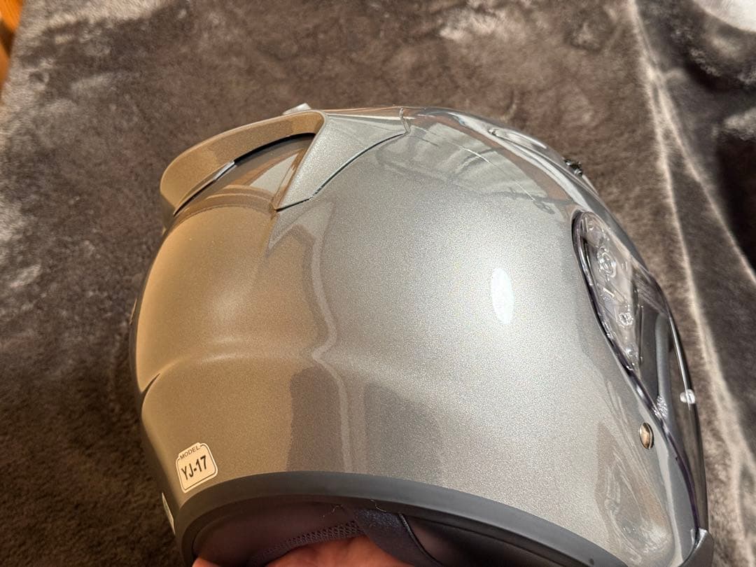 ZENITH YJ-17 ジェットヘルメット XXLダークメタリックシルバー