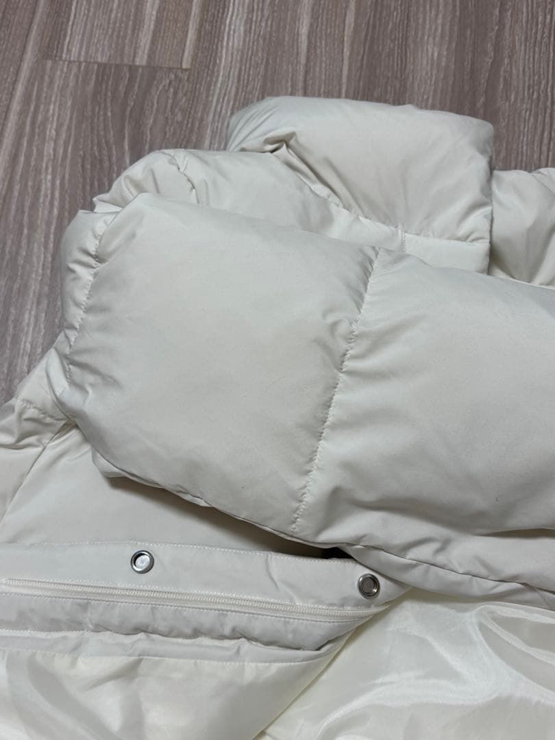 スタンドカラーダウン　S オフホワイト