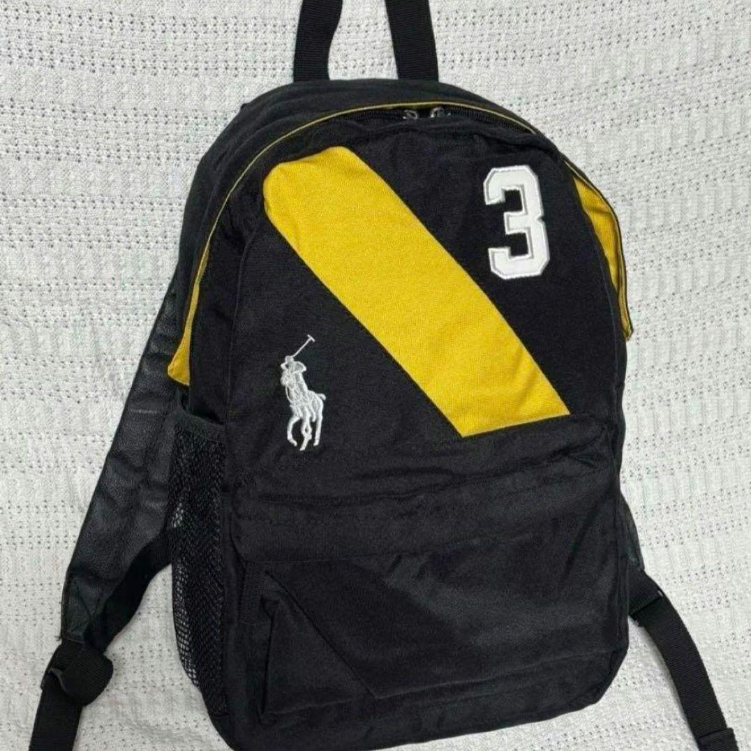 人気商品☆ラルフローレンリュック POLO RALPH LAUREN 黒/黄色