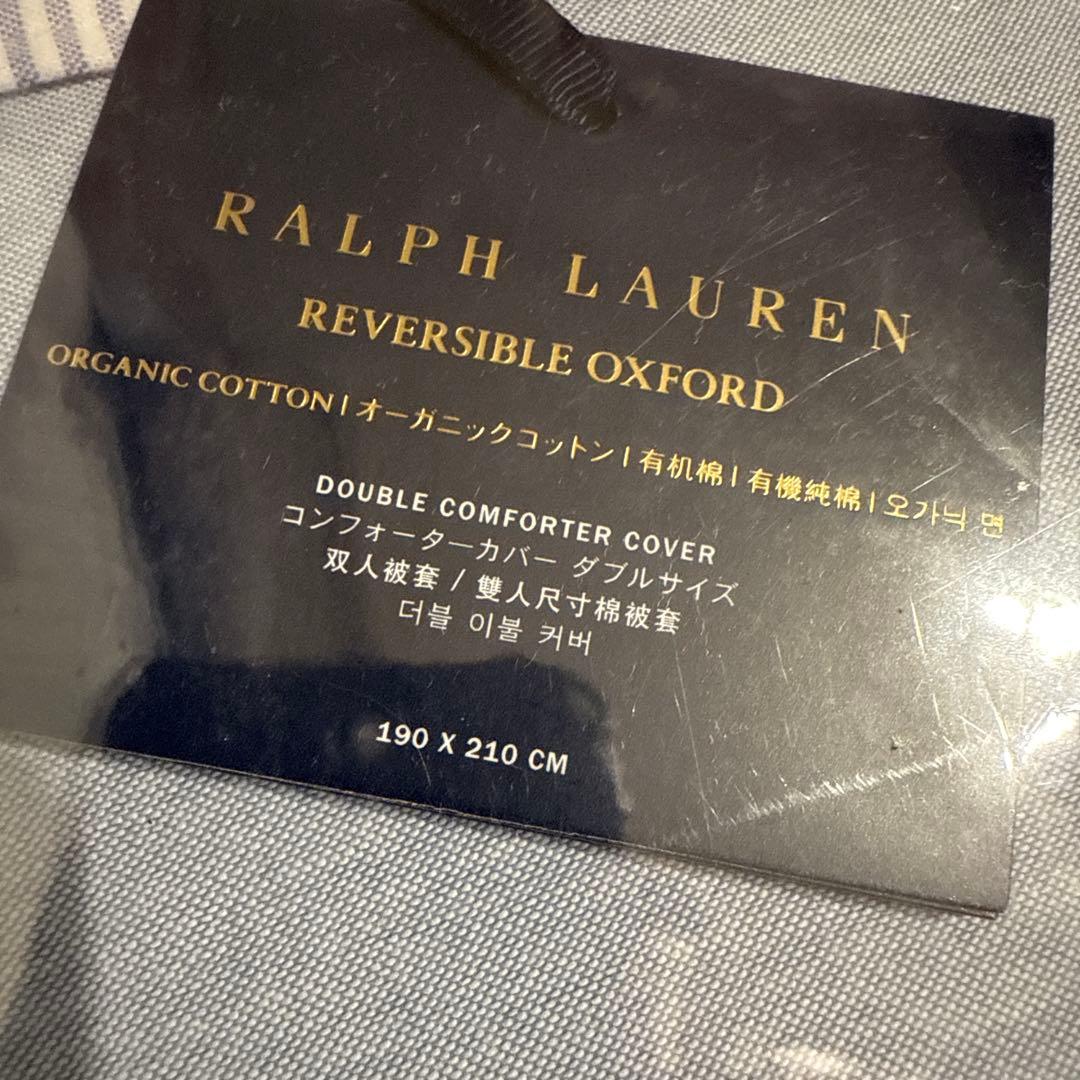 ラルフローレン　布団カバー　コンフォーターカバー　ダブル