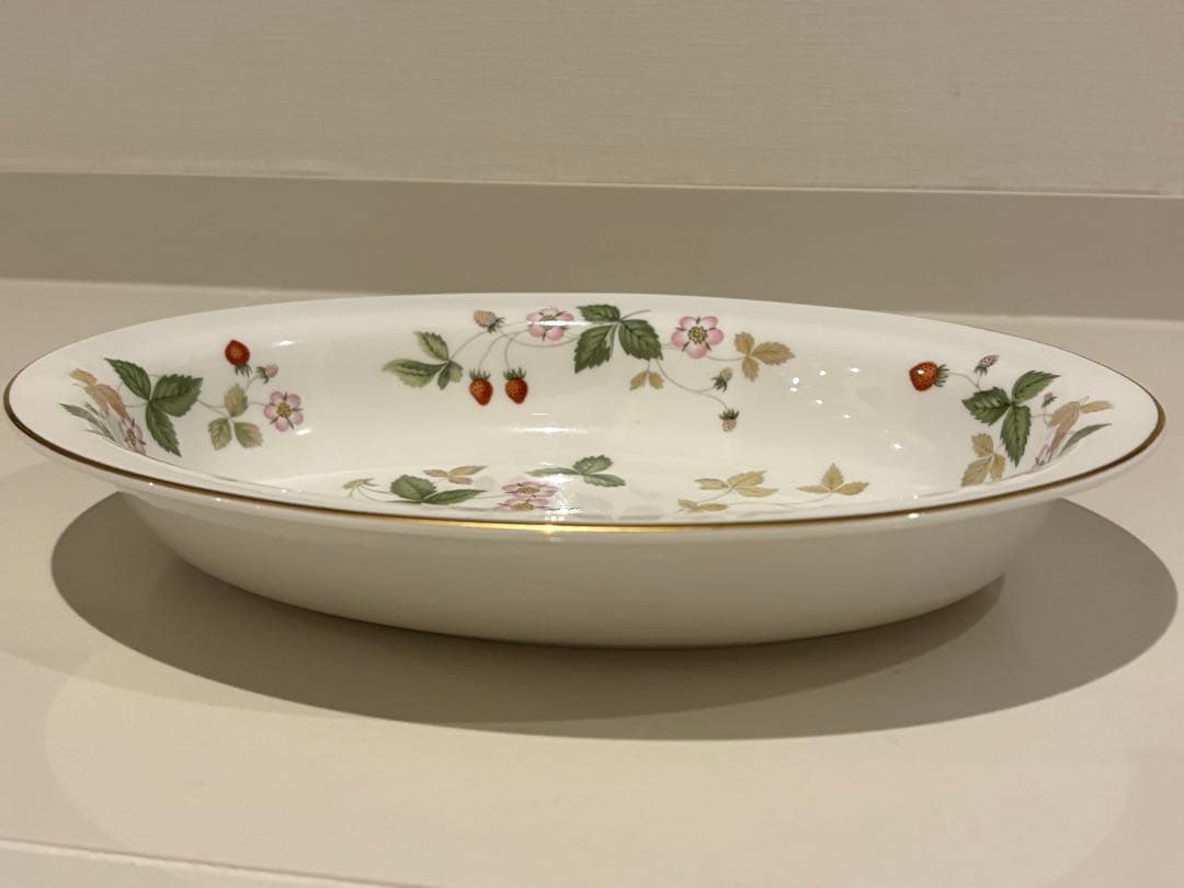 ウェッジウッドワイルドストロベリー オープンベジタブルディッシュ　2枚組