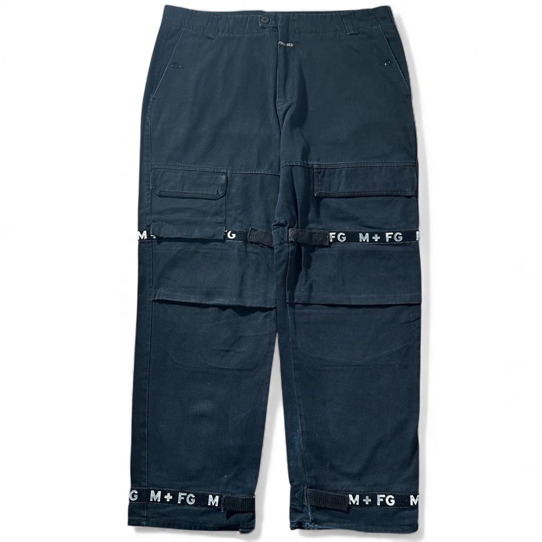 MARITHE FRANCIOS GIRBAUD シャトルパンツ W42 黒