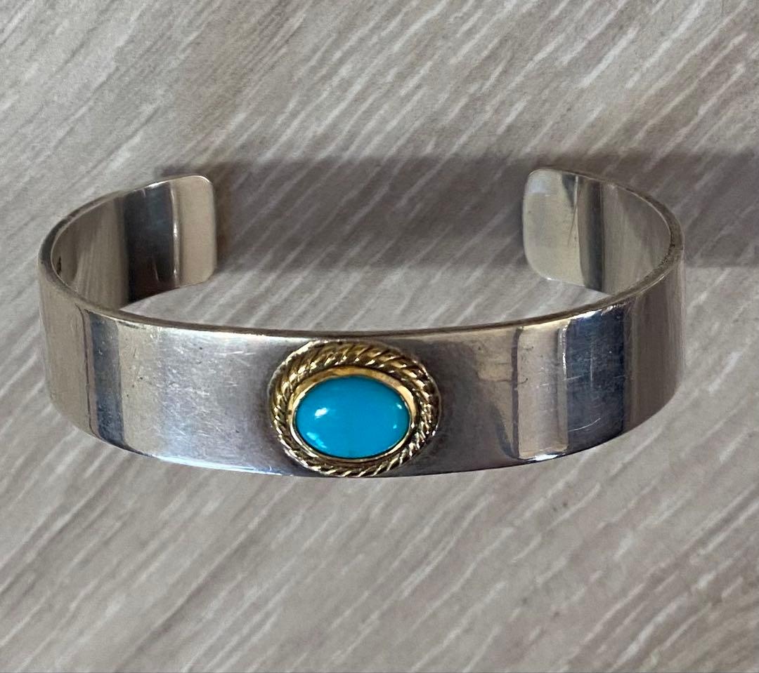 tady&king 金縄ターコイズバングル