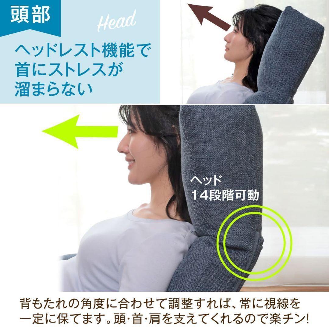 muu　腰の神様がくれた座椅子　くつろぎ広がる３WAYタイプ１脚