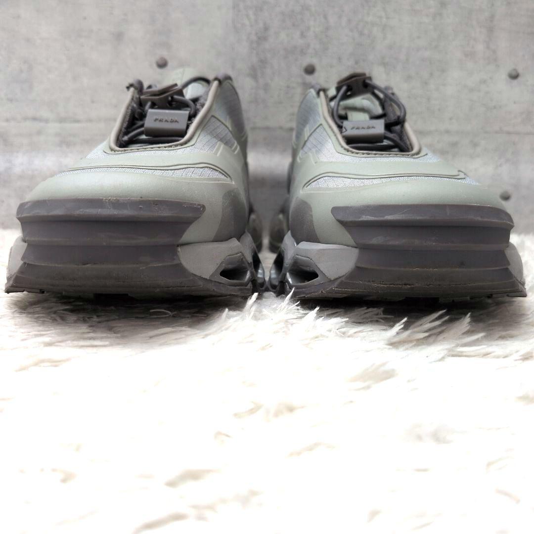 【極美品 箱付 近年モデル】プラダ　4E3570　コリジョンクロス　スニーカー