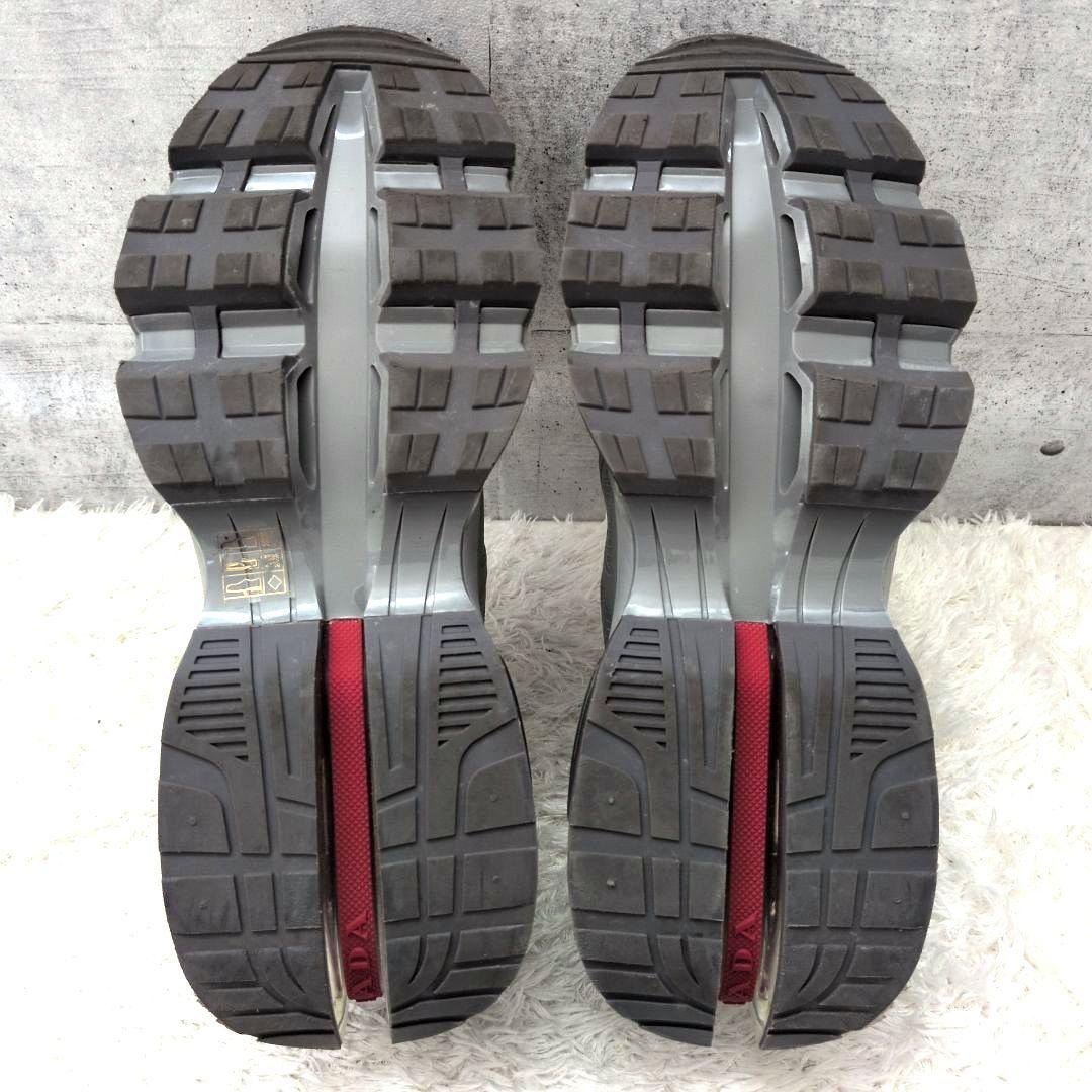 【極美品 箱付 近年モデル】プラダ　4E3570　コリジョンクロス　スニーカー