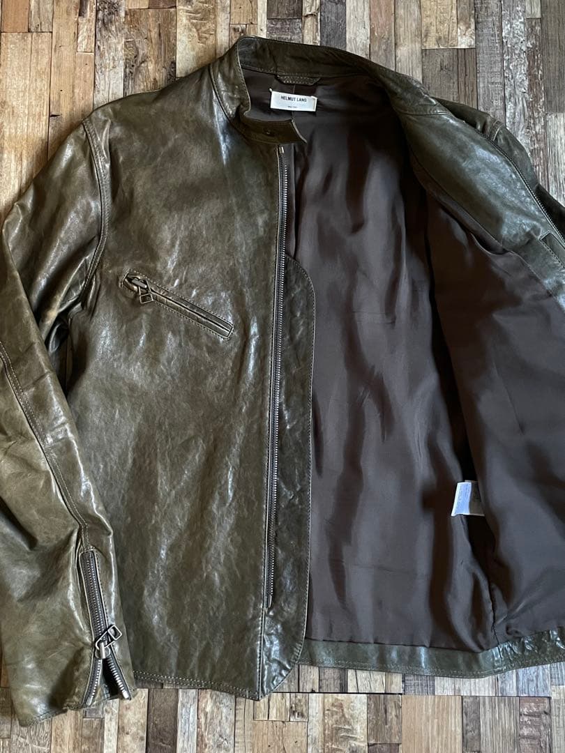 17aw「HELMUT LANG」Sheep Leather Riders
