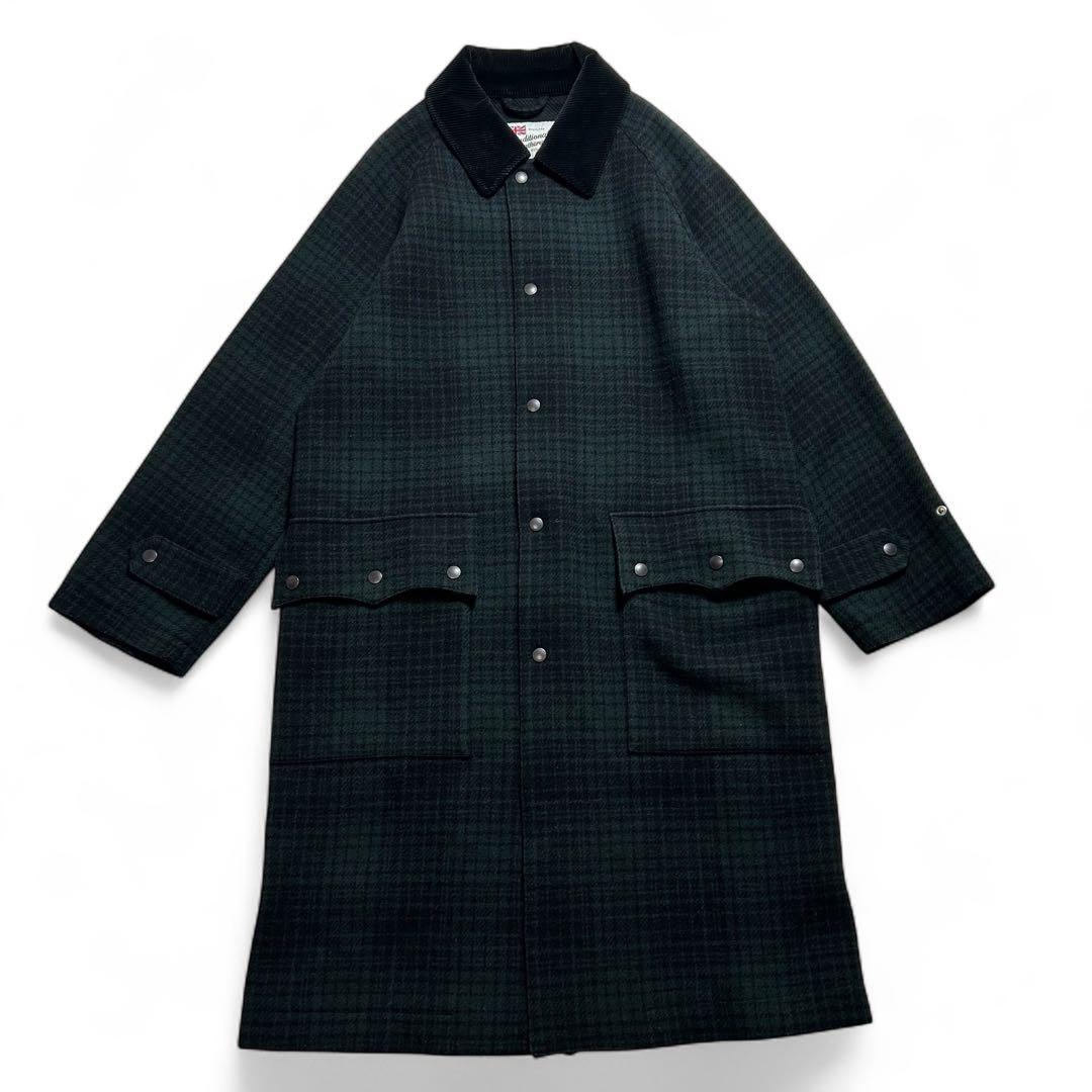 【美品】トラディショナルウェザーウェア　バーゲート　ブラックウォッチ　36