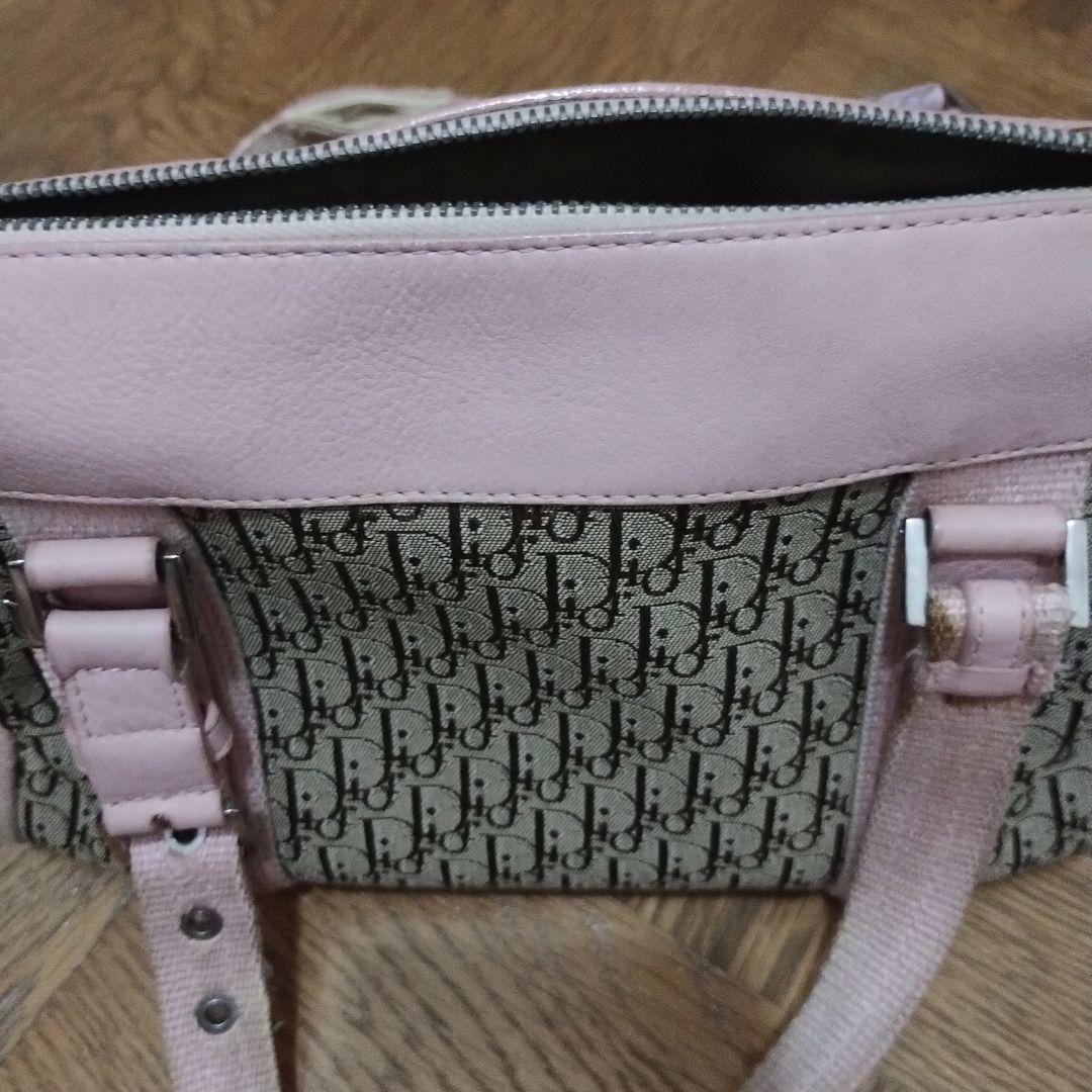 Dior ボストンバッグ ピンク/ベージュ