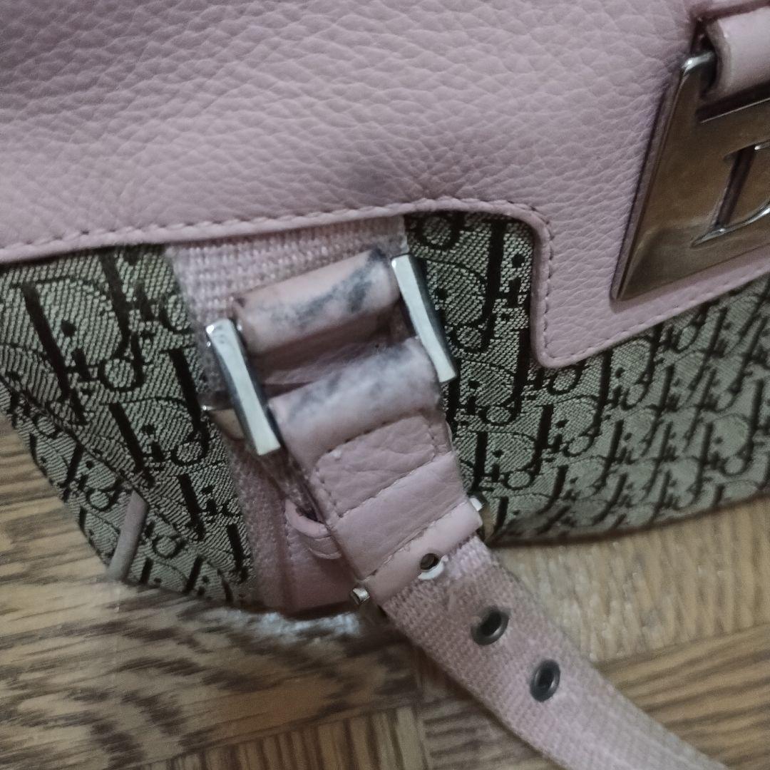 Dior ボストンバッグ ピンク/ベージュ