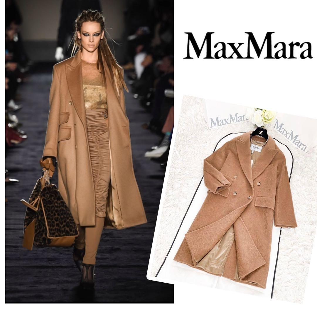 ★★新品未使用★MaxMara マックスマーラ キャメル100% コート★★