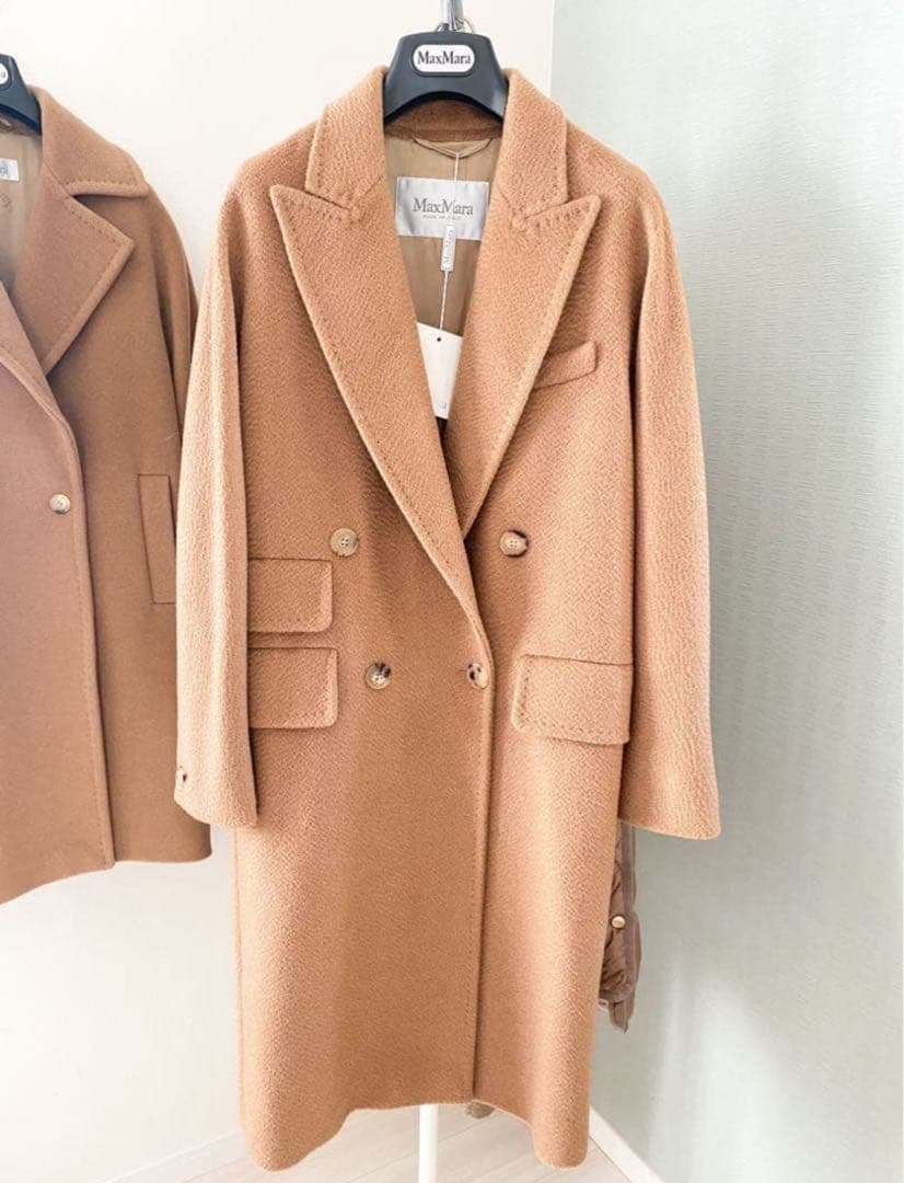 ★★新品未使用★MaxMara マックスマーラ キャメル100% コート★★