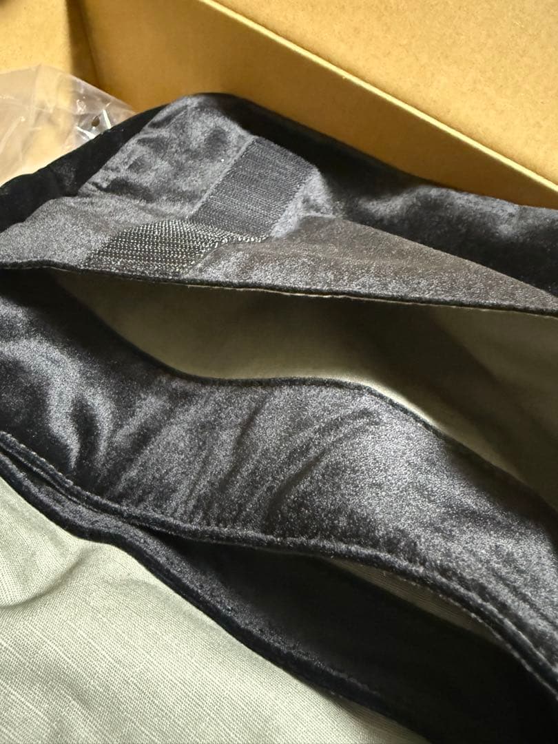 Supreme Velvet Small Messenger Bag ブラック