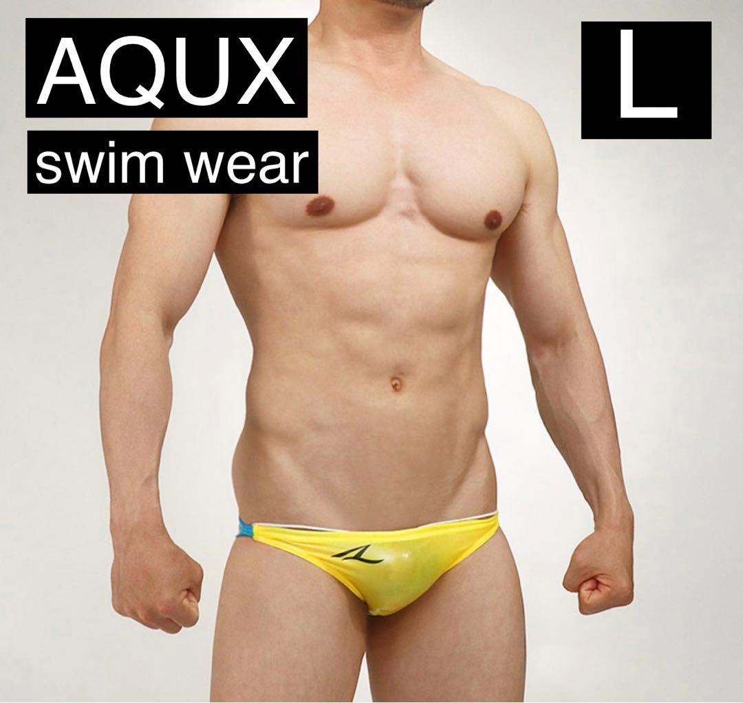 【Yellow:L】AQUX Simple Sheer 競パン
