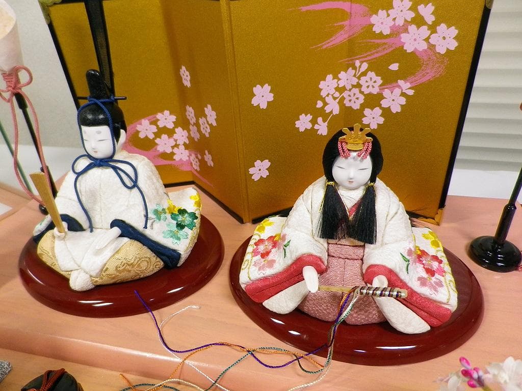 一秀作 江戸木目込人形 雛人形 桃山雛
