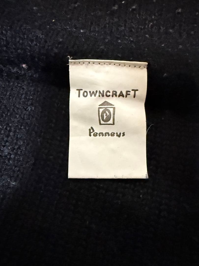 Towncraft ブラック モヘアカーディガン