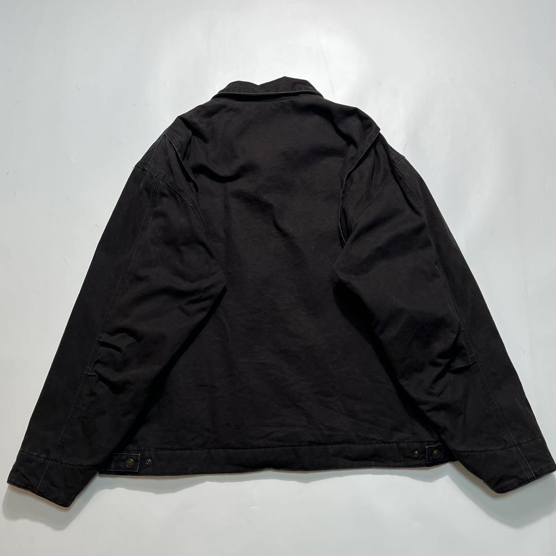 00s バーン デトロイトジャケット XL 黒 ブラック ダックY2K 7547