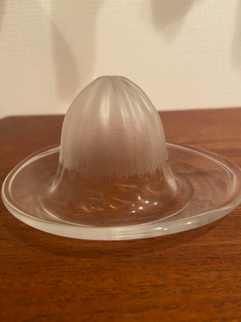 目片千恵 ガラス製レモン絞り器 新品