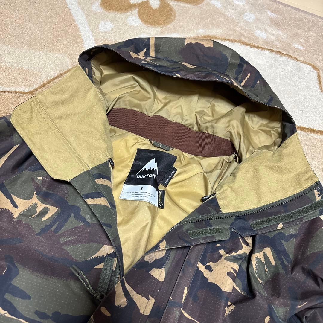 バートン GORE-TEX カモフラ　スノーボードジャケット　メンズS